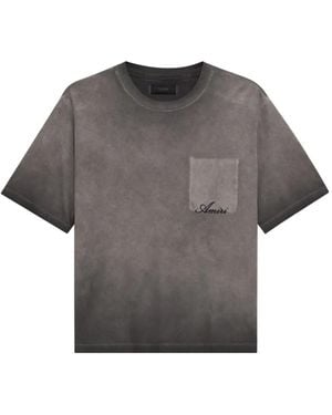 Amiri Chest-Pocket T-Shirt - Grey
