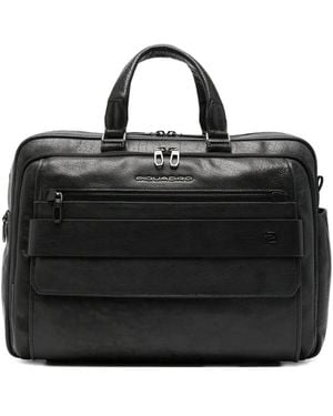 Piquadro Zip Briefcase - Black