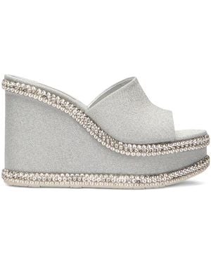 Casadei Sirio Wedge Sandals - Grey