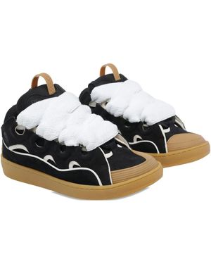 Lanvin Curb Lace-up Trainers - Black