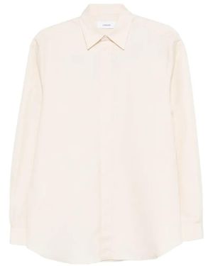 Lardini Collared Long-Sleeve Shirt - White
