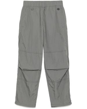 Chocoolate Logo-Patch Trousers - Grey