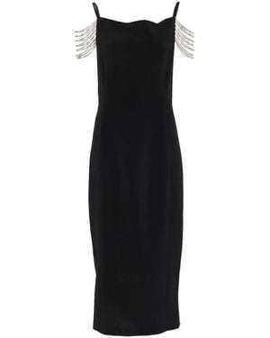 Pinko Chain Strap Dress - Black