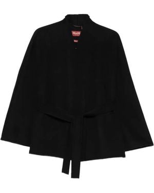 Max Mara Forte Belted Coat - Black