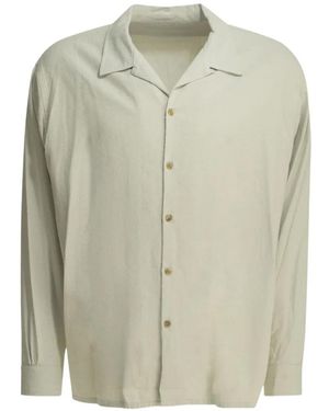 A.PRESSE Button-Fastening Shirt - Natural