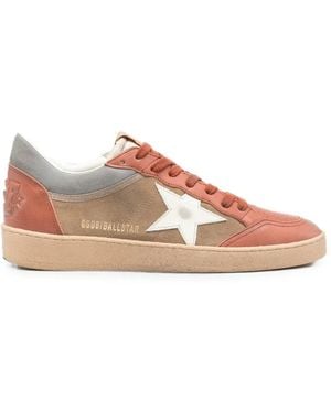 Golden Goose Ball Star Star-Patch Trainers - Pink