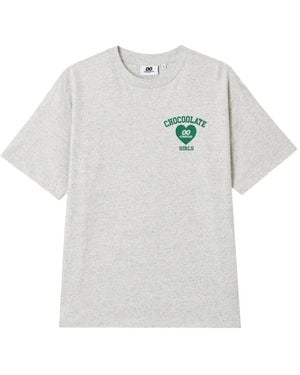 Chocoolate T-Shirt À Imprimé Cœur - Grey