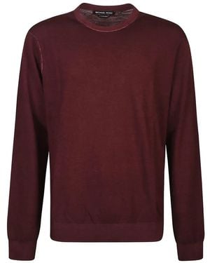 Michael Kors Pullover mit rundem Ausschnitt - Rot