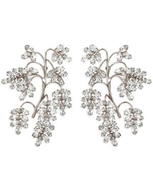 Jennifer Behr Raquel Crystal Earrings - White
