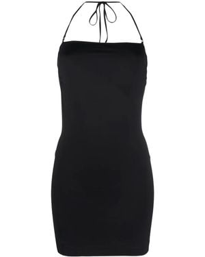 Barena Sleeveless Halterneck Minidress - Black