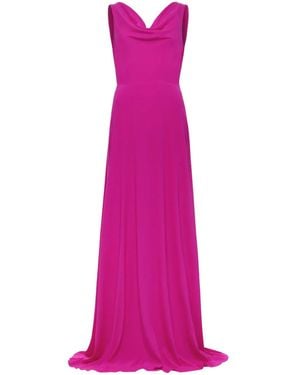 Azeeza Saunder Charmeuse Gown - Pink