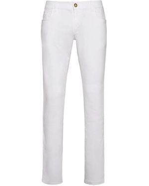 Billionaire Jean À Patch Logo - White