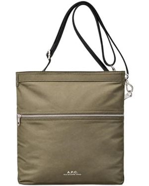A.P.C. Archive Crossbody Bag - Green