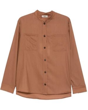 Herno Chest-Pockets Buttoned Shirt - Brown
