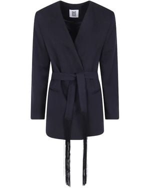 By Malene Birger Blazer Emma Con Frange - Blu