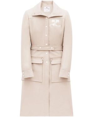 Courreges Reedition Coat - Natural