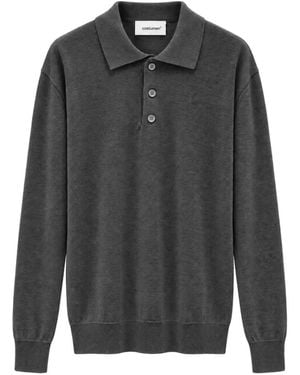 Costumein Pablo Poloshirt Mit Langen Ärmeln - Grau
