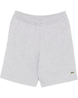 Lacoste Logo-Detail Track Shorts - White
