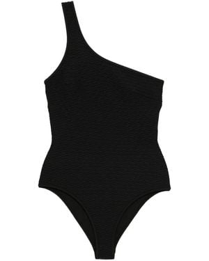 Duskii Asymmetrischer Badeanzug - Schwarz