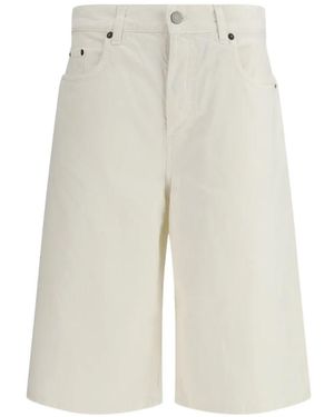Haikure Becky Twill 45 Bermuda Shorts - White