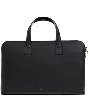 Paul Smith Leather Laptop Bag - ブラック