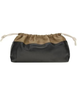 Pierre Hardy Leather Clutch Bag - グレー