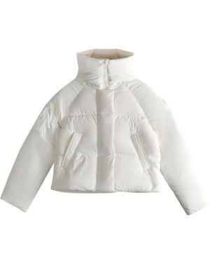 Canada Goose High-Neck Puffer Jacket - White