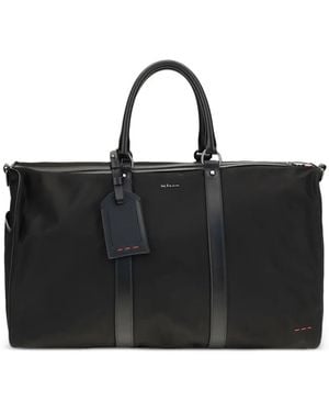 Kiton Reisetasche Mit Logo-Schild - Schwarz