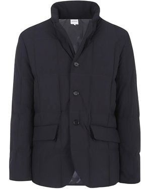 Aspesi Button Quilted Jacket - Black