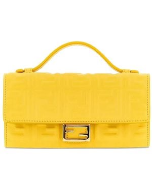 Fendi Portafoglio Goffrato - Giallo