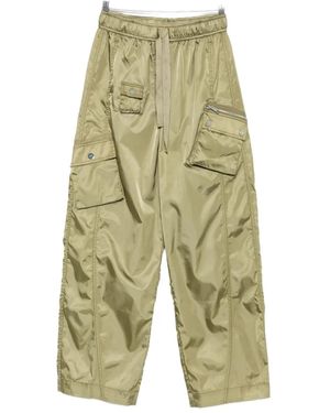 Ganni Tapered Cargo Pants - グリーン