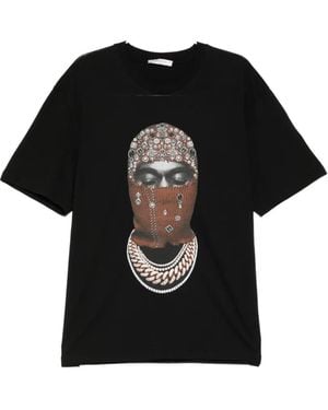 ih nom uh nit Graphic-Print T-Shirt - Black