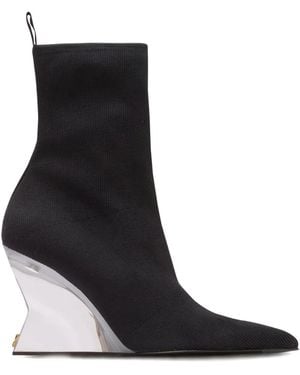 Balmain Bottines À Bout Pointu - Noir