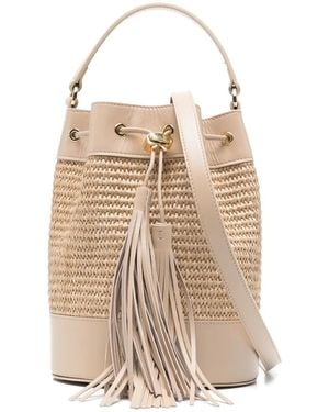 Gianvito Rossi Borsa A Secchiello Con Nappa - Neutro