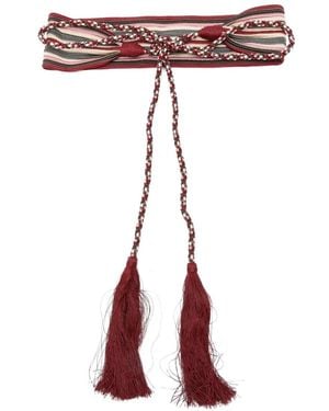 Antonio Marras Tassel-Detail Striped Belt - Red