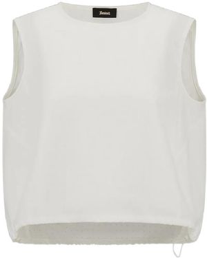 Laminar Crew-Neck Top - White