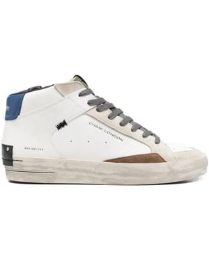 Crime London Sk8 Deluxe Trainers - White