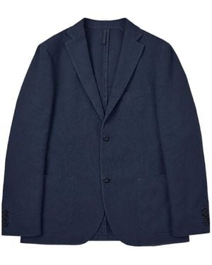 Slowear Incotex Blazer Mit Fallendem Revers - Blau