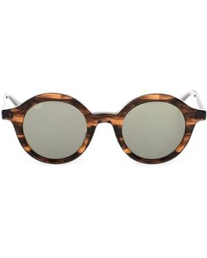OAMC Tortoiseshell-Effect Round Sunglasses - Metallic