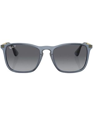 Ray-Ban Chris スクエア サングラス - グレー