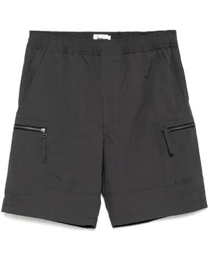Izzue Drawstring Cargo Shorts - Grey