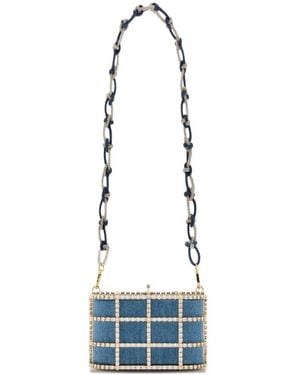 Rosantica Mini Shell Clutch - Blau