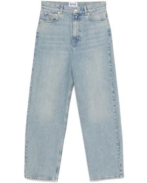 Moschino Jeans Con Applicazione - Blu