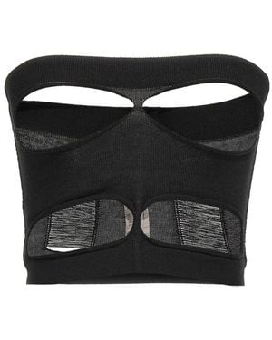 Rick Owens Tanja Bandeau Top - Black