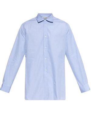 Jil Sander Buttoned Shirt - Blue