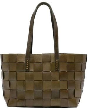 Dragon Diffusion Woven Tote Bag - Green