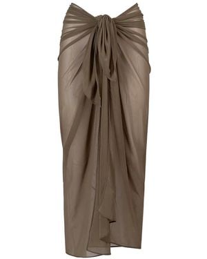 Fisico Knot Sarong - Brown