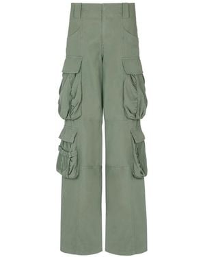 Balmain Multi-Pocket Cargo Trousers - Green