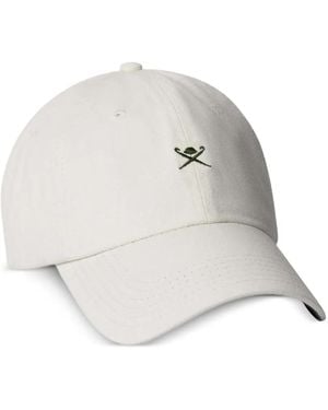 Hackett Washed Brolly Baseball Cap - White