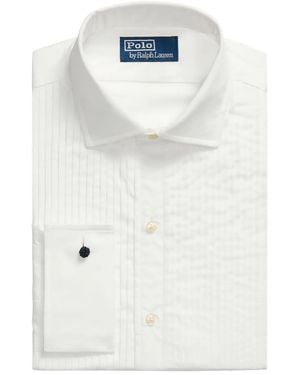 Polo Ralph Lauren プリーツフロント シャツ - ホワイト